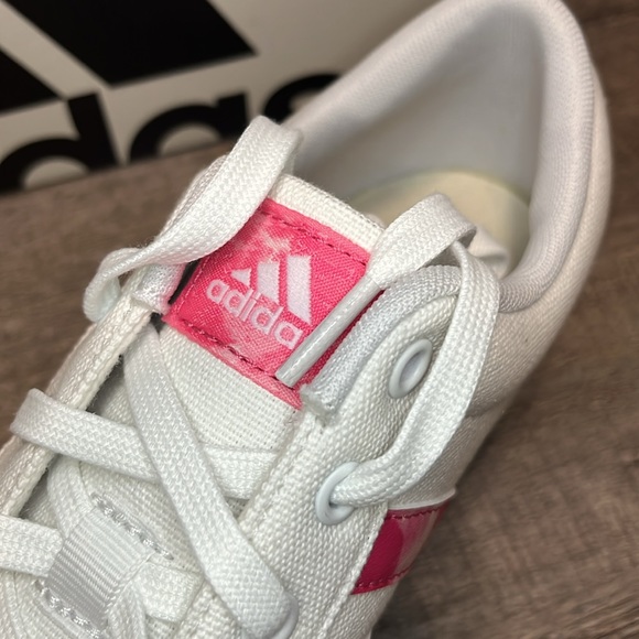 NWT Adidas Bravada 2.0 Platform Women's Shoes - White/Pink - ID5576 - Picture 10 of 16